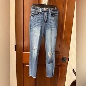 Kut from the Kloth Light Blue Distressed Skinny Jeans